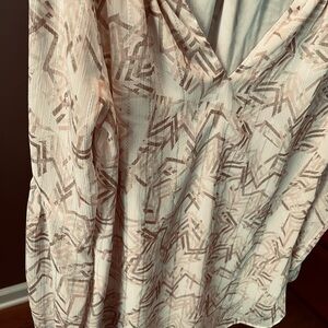 WHBM Geometric Patterned Blouse